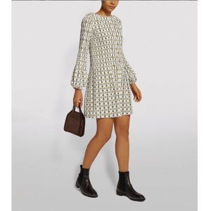 Maje Pleated Mini Dress